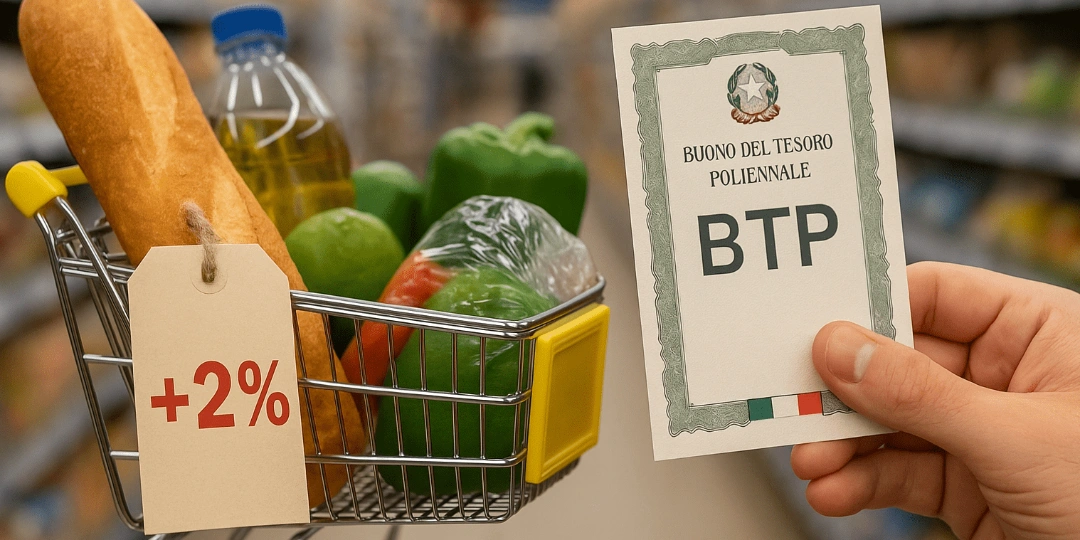 Rappresentazione visiva dell'articolo: ISTAT 'Inflazione al 2%': il paradosso dell’investitore che vuole stare al sicuro (e ci rimette).