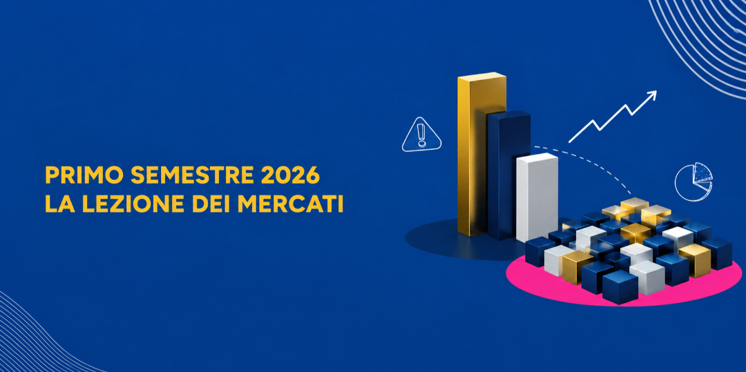 Rappresentazione visiva dell'articolo: Quando il mercato cambia guida: la lezione del primo semestre 2026 per i risparmiatori.